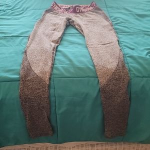 Gymshark workout leggings in gray size small